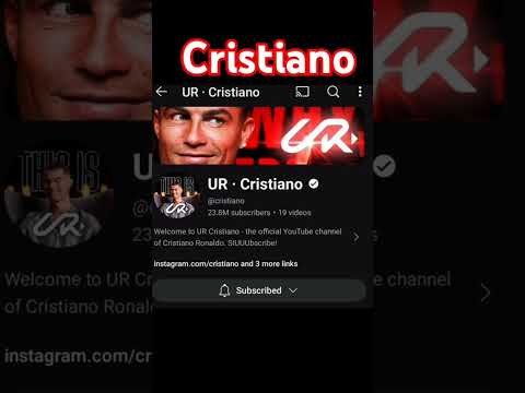 #viralvideo Cristiano Ronaldo 23m subscribe