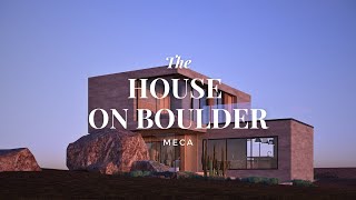HOUSE ON BOULDER - Two-Storey residential design | Sketchup + Enscape Visualization