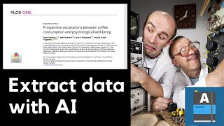 How to extract data from your papers (with AI, it's much faster)