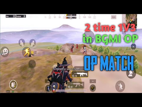Op 3v1 in BGMI 2 time op match 😏#BGMI