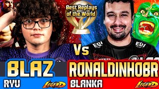 🔥SF6 Ryu (BLAZ vs RonaldinhoBR)🔥Blanka ▰ Street Fighter 6 Gameplay High Level