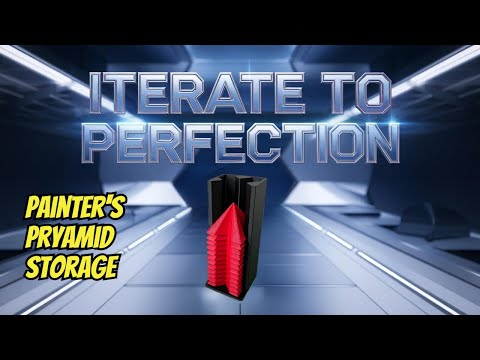 Iterative Design with 3D Printing: Painter's Pyramid Storage Rack