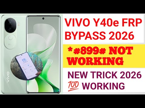 Vivo v40e Frp bypass without computer , Google Account Bypass v40e latest security 