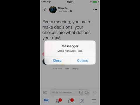 Facebook Message Received UI Sound [Video]