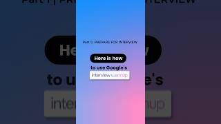 Get your Interview Ready with Google's Ultimate Warmup Tool! 📚🔥 #InterviewPrep
