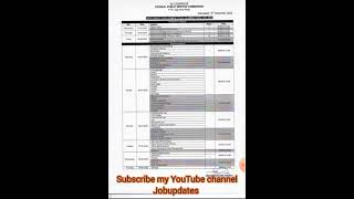 Recent update about CSS exam 2023 | Date Sheet for Competitive Examination CSS 2023 | CSS 2023 | CSS