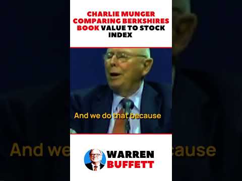 Charlie Munger Comparing Berkshires Book Value to Stock Index