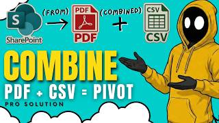 SharePoint to Pivot Table in Minutes | Power Query PDF & CSV Combo