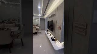 Recently completed Residence#livingroomstyling #tvunitdesign2024 #diningroominterior #puneinteriors