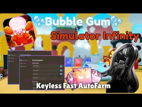 NEW Bubble Gum Simulator INFINITY♾️ Script *NO KEY* - Auto Secret, Auto Bubble, Auto Claw & More! 🫧🐶