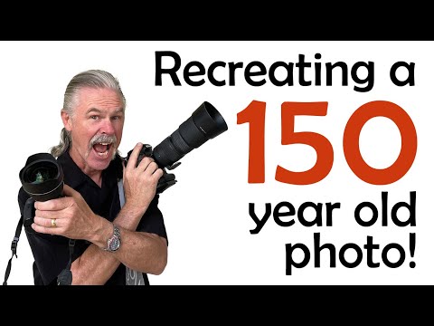 Recreating a 150 year old photograph near Virginia City, Nevada - a scene tourists don't see!