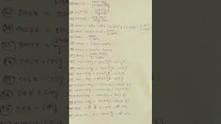 Class 11th math chapter 3 trigonometry function all formula list #shorts #youtubeshorts #trending