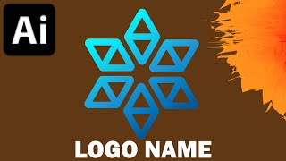 Adobe Illustrator Tutorial   Make Monogram Star Unique logo design EP  205 #photoshop #logo #design