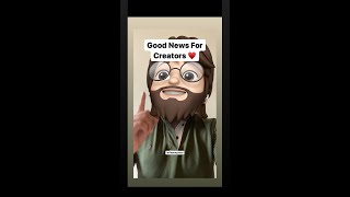 Good News For All Creators ♥️ #shorts #creator #youtube #ig #fb #itestingtech #creators