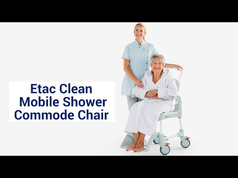 Etac Clean - Mobile Shower Commode Chair