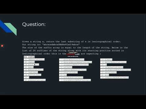 Suffix Array