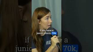 What's the salary range for Salesforce Admins?