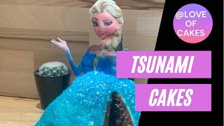 Tsunami Cake reine des neiges Disney viral TikTok pull me up