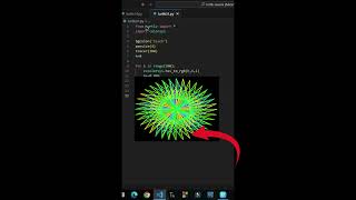 Elegant graphics design using python turtle | Awesome python turtle graphics #pythonturtle #shorts
