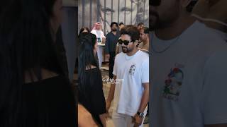 Race Gurram Duo #AlluArjun & #ShrutiHaasan’s stylish encounter in Dubai at #SIIMA2025 | Gulte