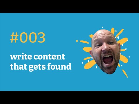 Write Content that Gets Found! SEO keyword research in SEMrush — Hounder Tips’n Tricks 003