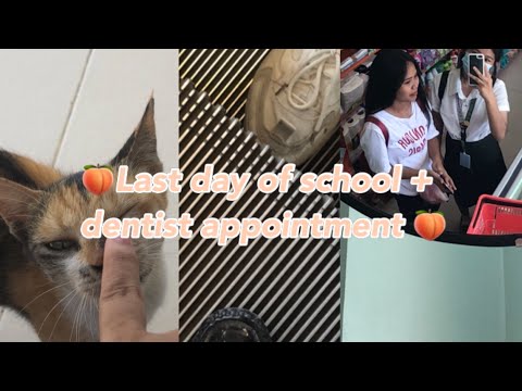 Spend my last day of school with me ✏️+ dentist appointment 🦷 | just golda #aesthetic #dentist