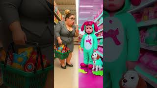 💥 Evolution of Dog : A girl with dog costume scolded by a mom✅️ #doglover #puppy #dog