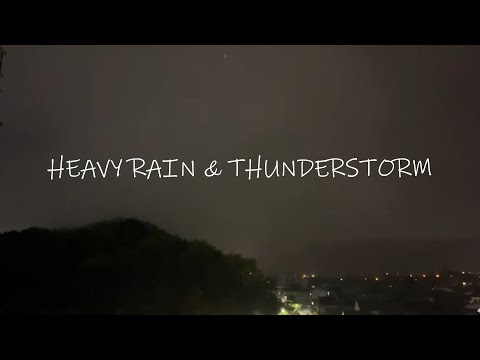 Rainy Vlog 2 🌩️ Heavy Rain & Thunderstorm Outside My House 🏠