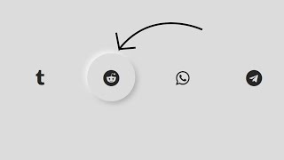 Neumorphism Button Hover CSS Animation