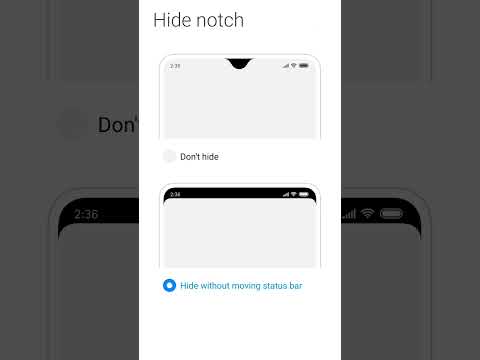 How to enable the notch