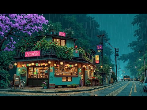 Rainy Day Lofi Focus Music ~ Calming Beats for Study & Deep Relaxation 📖🎧🎶