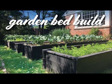 Raised Garden Bed DIY Build (Modern Design!)