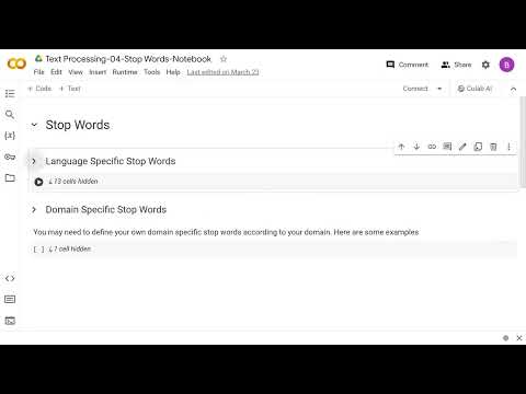 Stop Words Hands-on | Text Processing | Bunny Labs | LLM | NLU | NLP | Text