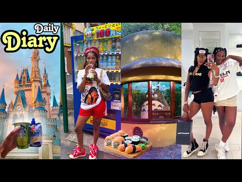 daily diary (in tokyo!) ♡ a day at disneyland + ghibli museum + sushi making + onitsuka tiger store