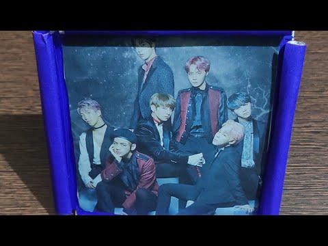 BTS Photo Frame |#bts #shorts | Handmade | #dynamite #army #jungkook Best out of Waste | Crafty Arts