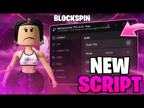 🔥 BlockSpin SCRIPT | ATM Auto Farm, Aimbot, ESP !! (NEW)