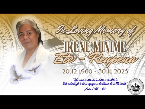 LAUAVA - in loving memory of IRENE MINIME ETE-REUPENA
