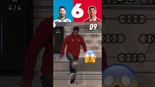 Messi vs Ronaldo | 10 Second Juggling Challenge🥶