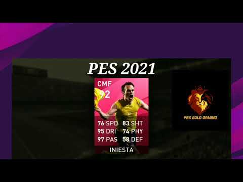 INIESTA RATINGS PES 2019-2021  | EVOLUTION OF INIESTA IN PES