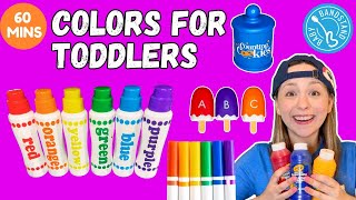 Best Learning Colors Videos for Toddlers - ONE HOUR - Learn with Ms  Alyssa