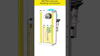 180 Flip Vacuum Feeding mechanism  #engineering #cad #mechanical #3dcad #mechanism #manufacturing