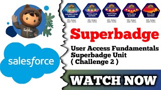 User Access Fundamentals Superbadge Unit | Salesforce Trailhead | Challenge 2