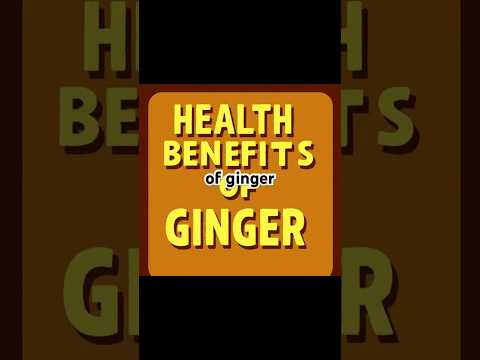 HEALTH BENEFITS OF GINGER #shorts #shortsviral #ginger #gingertea #wellbeing #wellness #health