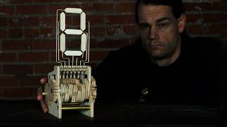 I built a mechanical seven-segment display