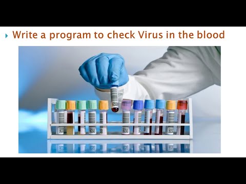 Programming Problem-1- Check the virus in blood samples