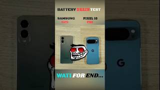 🚀SAMSUNG S25 VS PIXEL 10 PRO BATTERY DRAIN TEST⚡#shorts #shortsfeed