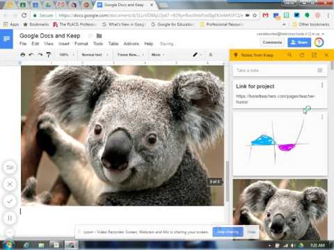 Google Keep Integration With Google Docs