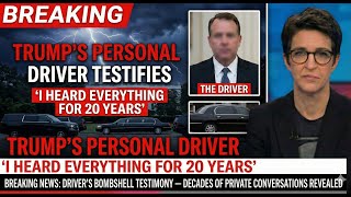 SCENARIO: Trump's Personal Driver TESTIFIES — "I Heard Everything For 20 Years"