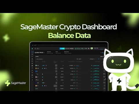 SageMaster Crypto Dashboard: Balance Data