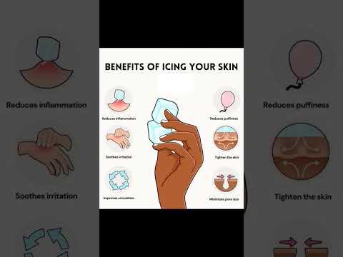 POV some amazing Benefits of icing🧊 on your skin #youtubeshorts #shorts #skincare #skincareroutine